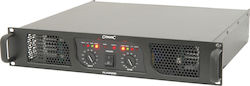 Citronic PLX2000 PA Power Amplifier 2 Channels 700W/4Ω 400W/8Ω with Cooling System Black