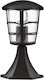 Eglo Aloria Outdoor Floor Lamp Small Post IP44 for E27 Bulb Black