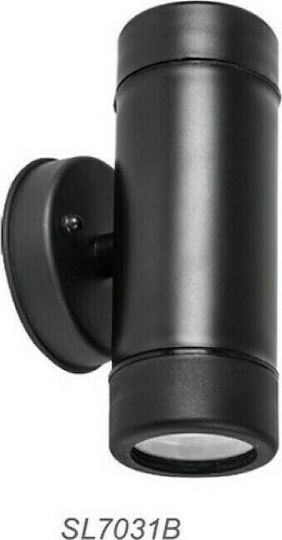 Aca SL7031 Wall-Mounted Outdoor Spot GU10 IP65 Double Beam 6x8.7x15.8cm
