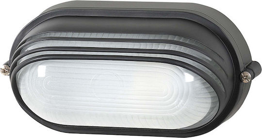 Aca Επιτοίχια Χελώνα Εξωτερική E27 IP45 20x11.8x9.5εκ.