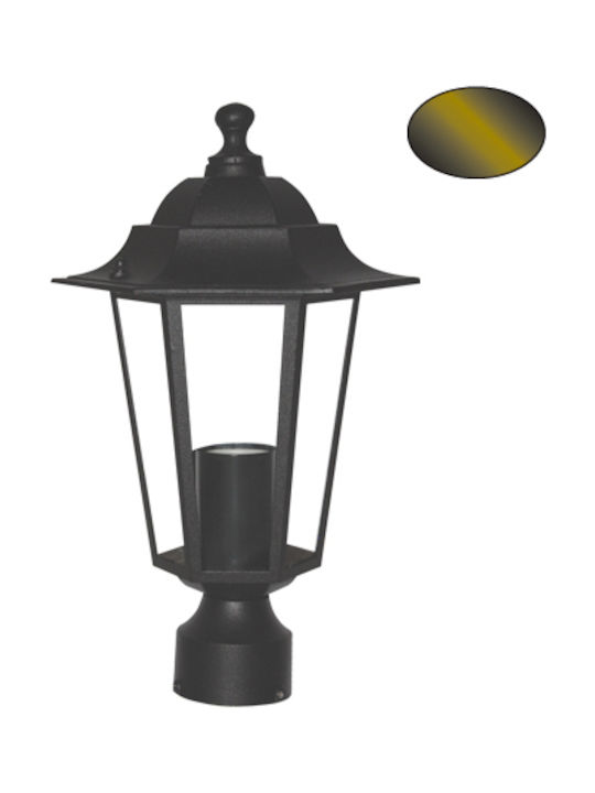 Aca Outdoor Lattern Lamp E27 Black