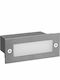 Aca Waterproof Wall-Mounted Outdoor Ceiling Light IP54 with Integrated LED Gray