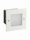 Aca Wall-Mounted Outdoor Spot Light IP54 with Integrated LED Silver