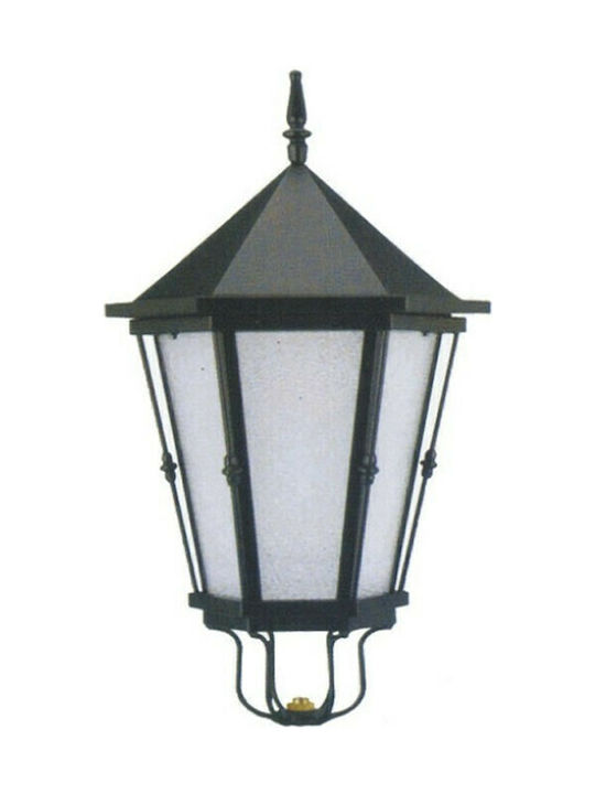 Aca Outdoor Floor Lamp Laterna IP54 for E27 Bulb Schwarz