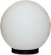 Aca Outdoor Globe Lamp E27 White