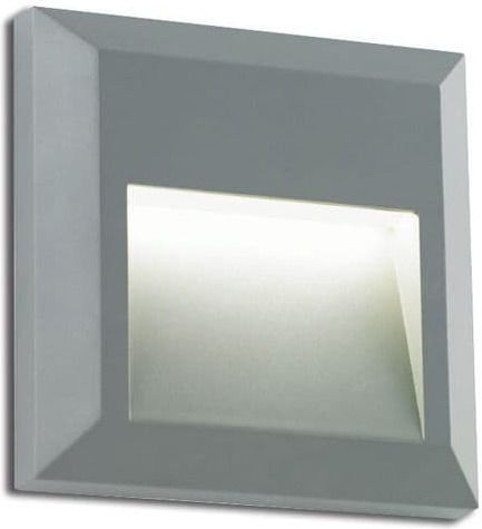Aca Επιτοίχια Εξωτερική Πλαφονιέρα LED IP65 1.2W με Θερμό Λευκό Φως