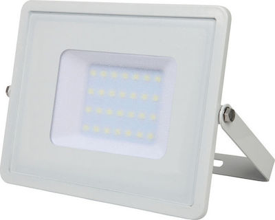 V-TAC Wasserdicht LED Flutlicht 30W Natürliches Weiß 4000K IP65