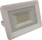 Eurolamp Waterproof LED Floodlight 30W Cold White 6500K IP65