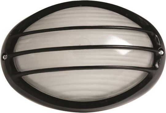 Eurolamp Wandmontierte Außen-Schildkrötenleuchte E27 IP44 21.5x15x10εκ.