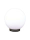 Eurolamp Outdoor Floor Lamp Weltkugel IP54 for E27 Bulb Schwarz