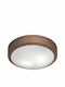 Viokef Leros Waterproof Wall-Mounted Outdoor Ceiling Light IP54 E27 Brown