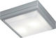 Viokef Leros Outdoor Ceiling Flush Mount E27 in Gray Color 4049300