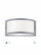 Viokef Limnos Επιτοίχια Εξωτερική Πλαφονιέρα E27 IP54 25x12εκ.