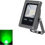 Adeleq Waterproof LED Floodlight 10W Green IP65