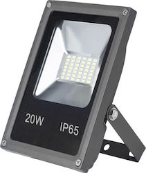 Adeleq Waterproof LED Floodlight 20W Cold White IP65