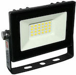 Adeleq Waterproof LED Floodlight 10W Warm White 3000K IP65