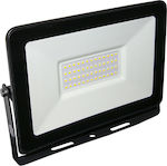 Adeleq Waterproof LED Floodlight 50W Warm White IP65