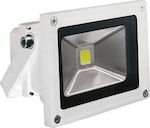 Adeleq Waterproof LED Floodlight 10W Cold White 6300K IP65