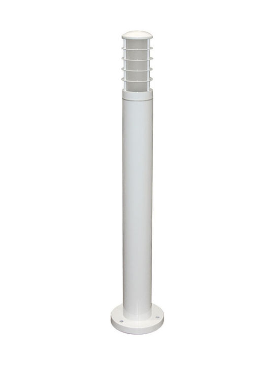 Adeleq Lamp Small Post Outdoor IP44 for Socket E27 White