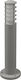 Adeleq Outdoor Small Post Floor Lamp IP44 For E27 Gray