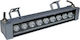 Adeleq Outdoor LED Wall Washer 10W with Blue Light IP65 Gray