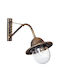 Heronia W45-801 Iluminat Exterior Montat Pe Perete Cu Umbră E27 IP23 57x24.5x40cm