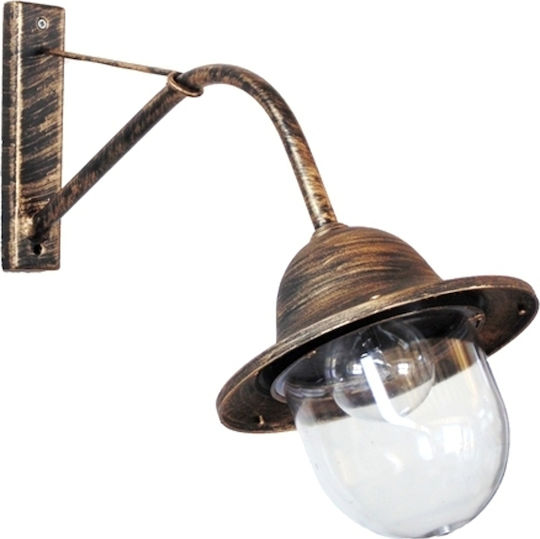Heronia W45-801 Wall-Mounted Outdoor Lighting with Shade E27 IP23 57x24.5x40cm