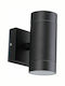 VK Lighting Wall-Mounted Outdoor Spot Light IP54 GU10 Black