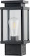 VK Lighting Outdoor Floor Lamp Laterna IP33 for E27 Bulb Schwarz