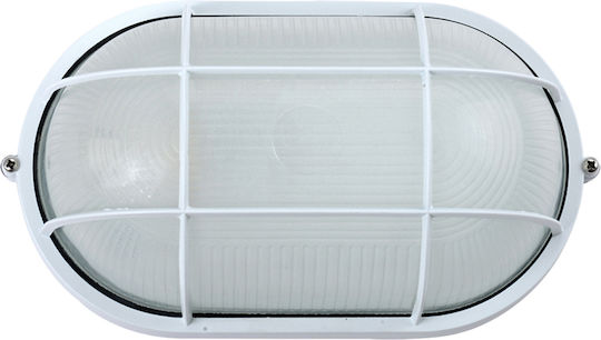 VK Lighting Επιτοίχια Χελώνα Εξωτερική E27 IP44 21.3x10.7εκ.