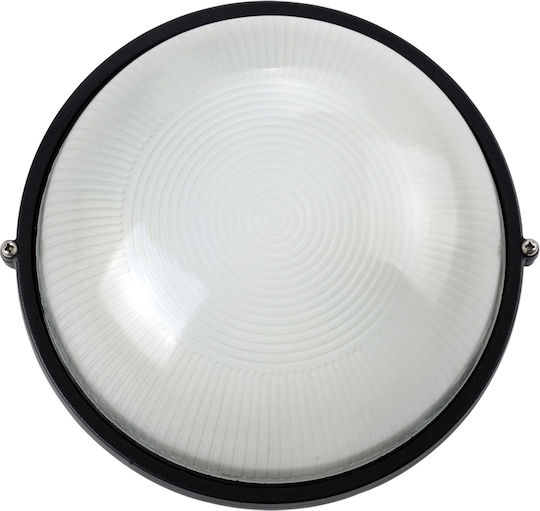VK Lighting Επιτοίχια Εξωτερική Πλαφονιέρα E27 IP44