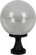 VK Lighting Lumină Globul pentru Exterior 60W IP54 pentru Soclu E27 Negru