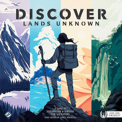 Fantasy Flight Board Game Discover Lands Unknown for 1-4 Players 12+ Years (EN)