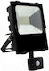 Spot Light Waterproof LED Flood Light 30W Cold White 6000K with Motion Sensor IP65