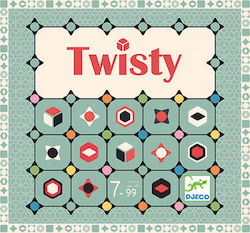 Djeco Board Game Twisty for 2 Players 7+ Years 08404 (EN)