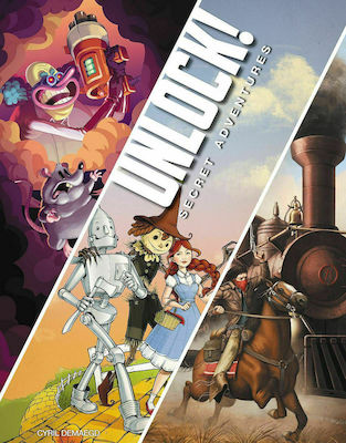 Space Cowboys Games Brettspiel Unlock Secret Adventures für 2-6 Spieler 10+ Jahre ASMSCUNLOCK03EN