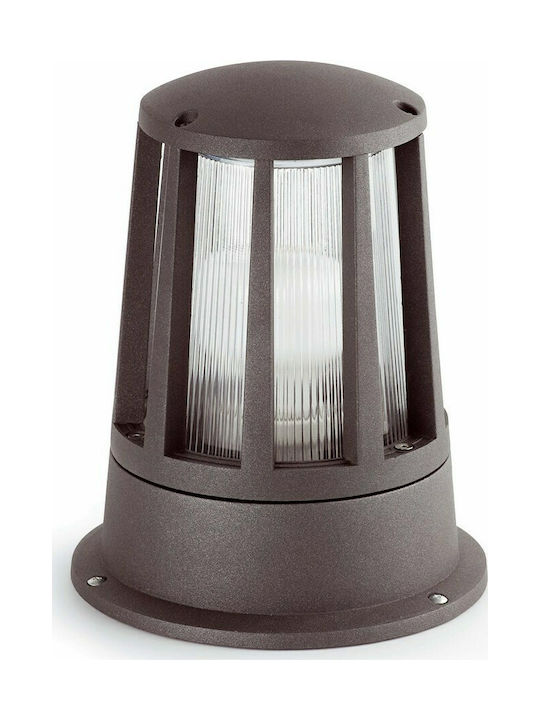 Faro Barcelona Surat Outdoor Small Post Lamp E27 Brown