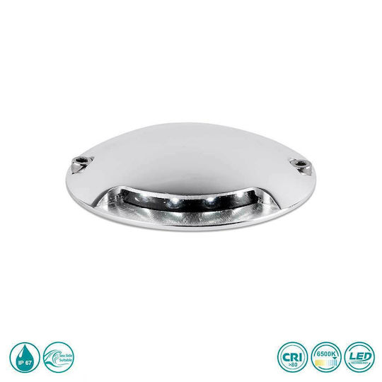Faro Barcelona Keenan-2 Wall-Mounted Outdoor Ceiling Light LED IP67 1W with Cool White Light