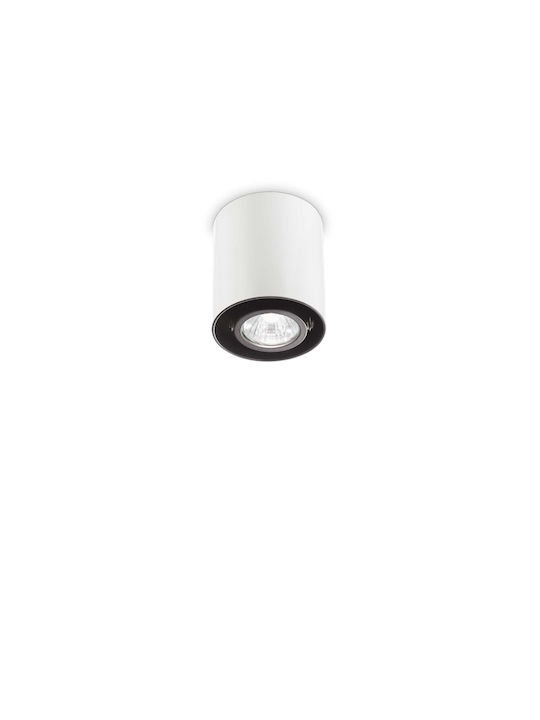 Ideal Lux Mood Outdoor Ceiling Spot in White Co...