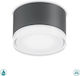 Ideal Lux Urano Outdoor Ceiling Spot GX53 in Black Color 168111