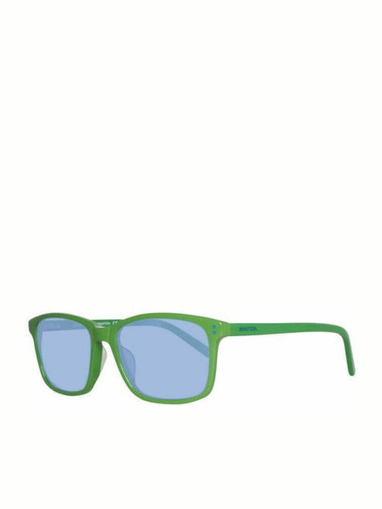 Benetton Men's Sunglasses with Green Plastic Frame BN230S 83