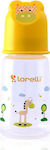 Lorelli Plastikflasche Μπιμπερό Animals Yellow mit Silikonsauger für 0+, 0+ m, Monate Yellow Tiere Kapuze 125ml