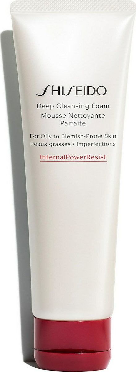 Shiseido Deep Cleansing Foam Oily To Blemish Prone Skin Αφρός Καθαρισμού Προσώπου για Ακνεϊκές Επιδερμίδες 125ml