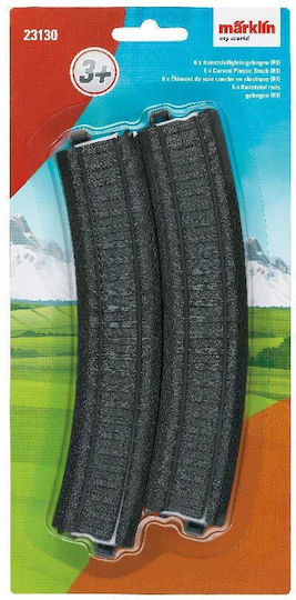 Marklin Curved Track (R1) Ράγες Σιδηρόδρομου για 3+ Ετών