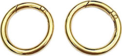 Bag Metal Rings Gold T335896-2 22mm 1Piece