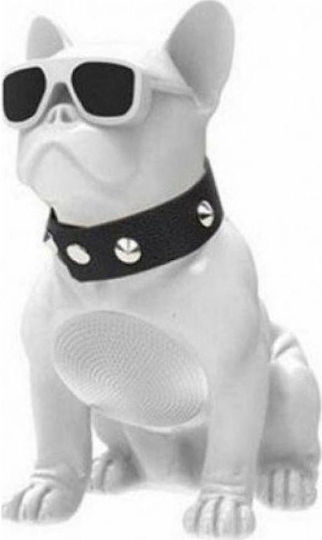H-M10 Bulldog Head Rotatable Bluetooth високоговорител 5W с живот на батерията до 6 часа Бял