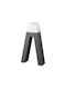 Sun Light Outdoor Small Post LED Floor Lamp 6W with Warm White Light IP54 Black