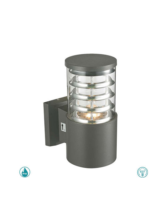 Sun Light Επιτοίχια Εξωτερική Πλαφονιέρα E27 IP44 11x22εκ.