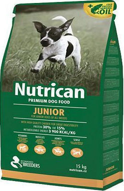 Nutrican Junior 3kg Ξηρά Τροφή για Κουτάβια με Καλαμπόκι, Κοτόπουλο και Ρύζι