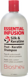 Bioshev Professional Essential Infusion Post-Keratin Silk Σαμπουάν για Αναδόμηση/Θρέψη για Όλους τους Τύπους Μαλλιών 500ml